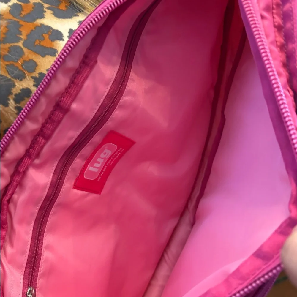 Lug Pink Fuchsia Quilted Sling Bag - Picture 5 of 13